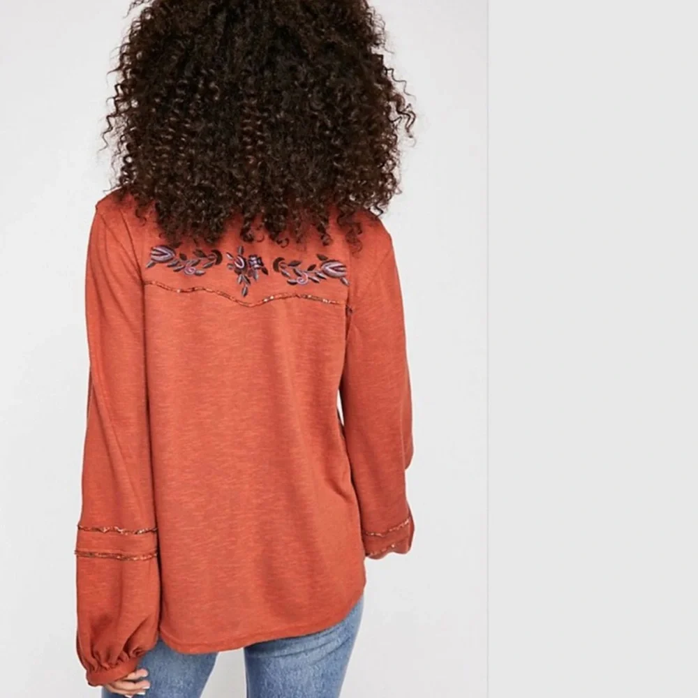 NWT Free People Henley Top